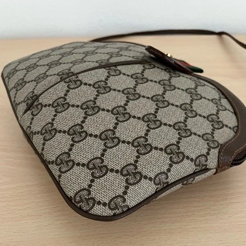 Gucci GG Supreme Ophidia Crossbody Clutch Vintage EUC Circa 1980 - Picture 9 of 17